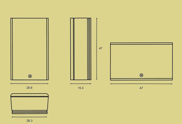 System Audio Legend 7.2 Surroundhögtalare Vägghögtalare