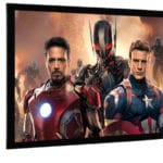 Euroscreen Frame Vision ReAct 3.0 med Vel-Tex 16:9