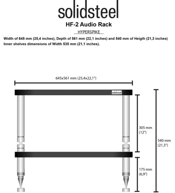 Solidsteel HF-2 Stereobänkar