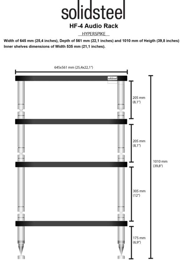 Solidsteel HF-4 Stereobänkar