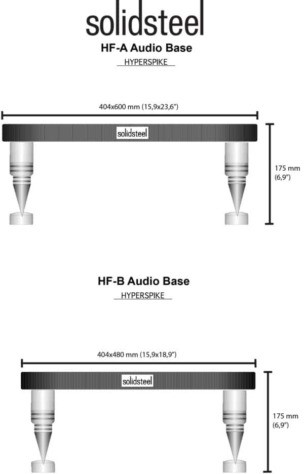 Solidsteel HF-1 Stereobänkar