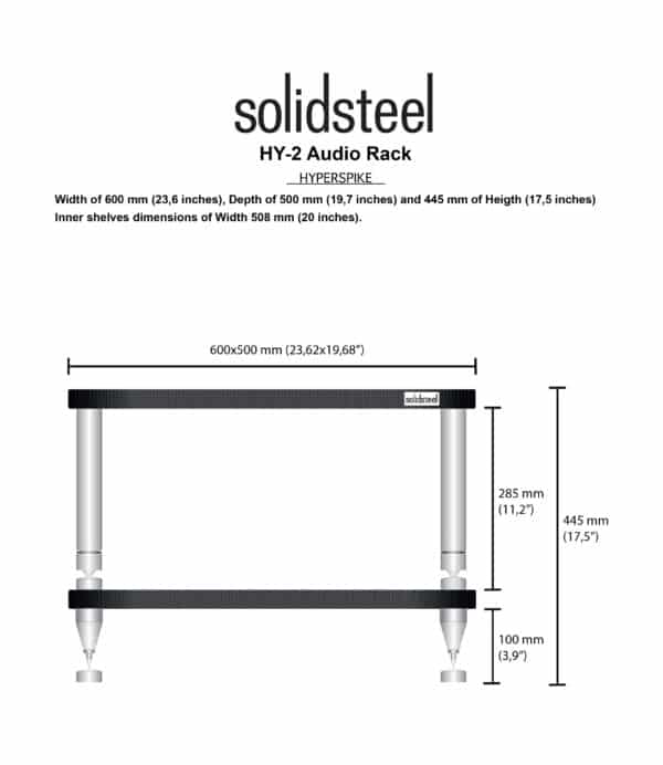 Solidsteel HY-2 Stereobänkar