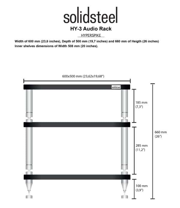 Solidsteel HY-3 Stereobänkar