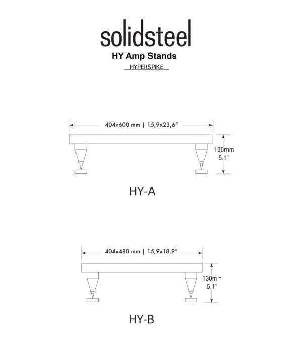 Solidsteel HY-A/B Stereobänkar