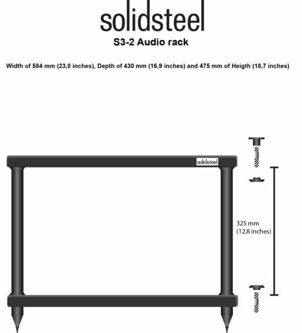 Solidsteel S3-2 Stereobänkar