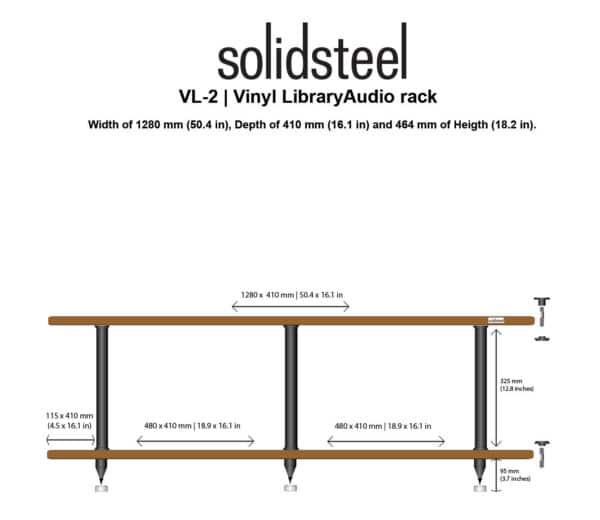 Solidsteel VL-2 Tv-bänkar