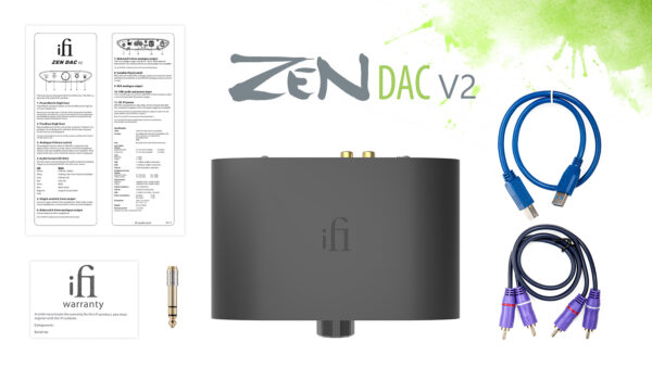 iFi Audio Zen DAC V2 Upgraded Version Försteg 2-Kanal