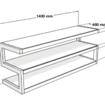 Norstone Esse 140 - Stereobänk - Bild 3