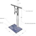 NorStone Suspens Plus TV Golvstativ - Bild 4