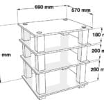 Norstone Square HiFi Stereorack - Bild 6