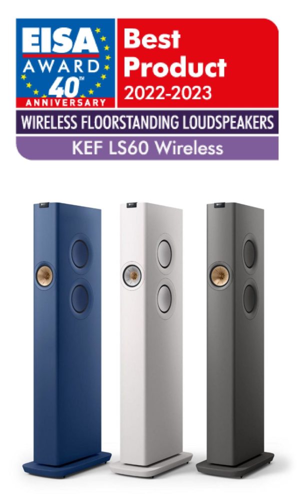 KEF LS60 Wireless Aktiva högtalare Golvhögtalare