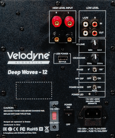 Velodyne Deep Waves 10 Subwoofers