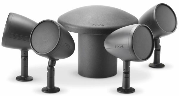 Focal OD Paket, 4st satelliter & 1st subwoofer Utomhushögtalare