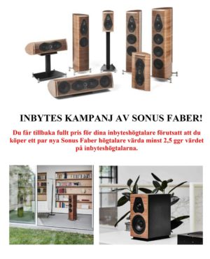 INBYTES KAMPANJ AV SONUS FABER! Begagnad HiFi