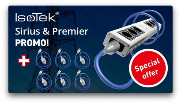 Kampanj! IsoTek Sirius V5+EVO3 Premier-kablar HiFi Erbjudande