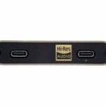 DAC/Hörlursförstärkare iFi Audio Hip-Dac 3. USB-uttag och laddare.