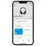 Trådlösa bluetooth-hörlurar Sennheiser Accentum Plus Wireless med tillhörande app