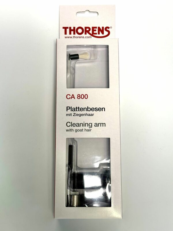 Skivborste/ Antistatborste Thorens CA800 i förpackning.