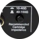 RIAA förstärkare Pro-Ject MC Step Up Box S3. Patronimpedans 10-40Ω och 40-150Ω.