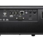 Projektor Optoma UHZ55. Laser 4K. In/utgångar 3 HDMI, USB, audio out, 3D sync.