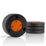 Soikeskydd/feet Axxess Noir Resonance Control i svart/brons.