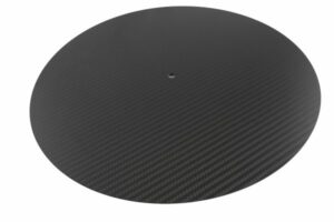 Slip mat till vinylspelare som dämpar och absorberar oönskade vibrationer.