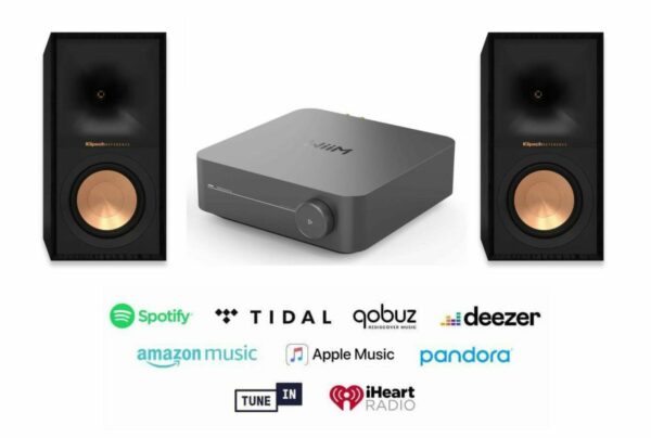 WiiM AMP & Klipsch Reference II R50M Stereopaket