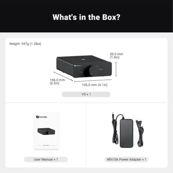 Fosi Audio V3 48V/5A - Bild 6