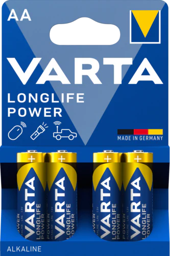 Varta Longlife Power AA-batteri, 4-pack Varta Longlife Power AA-batteri, 4-pack