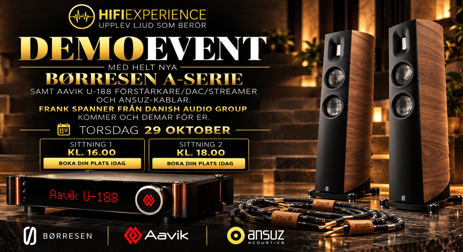 Demoevent med Børresen, Aavik & Ansuz! Demoevent med Børresen, Aavik & Ansuz!